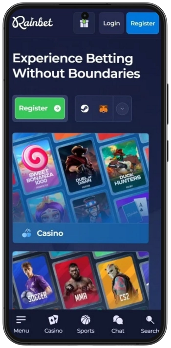 Rainbet is a Crypto/Gamers Casino and sportsbook