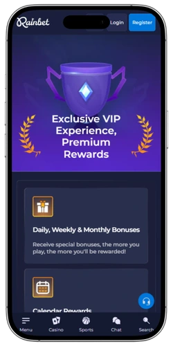 Rainbet app πρόγραμμα VIP επιβραβεύσεων